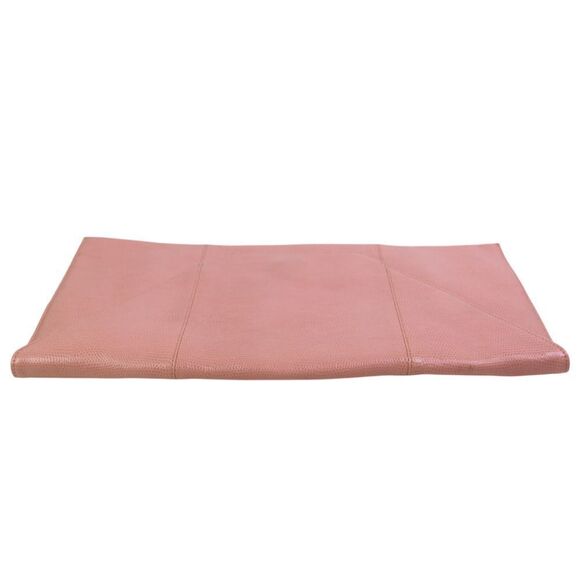 Halogen POWDER PINK REAL LEATHER CHAIN STRAP ENVELOP SHOULDER BAG HANDBAG CLUTCH - Picture 3 of 15